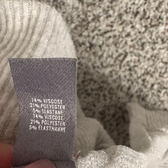 Aerie Oversized Soft Gray Knit Top - Picture 6 of 6